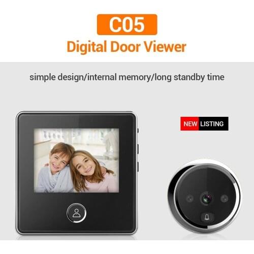 3.0 inch HD LCD Display 3MP 120Degree Wide Angle Visual Video Doorbell Long Time Standby Peephole Viewer Door Camera