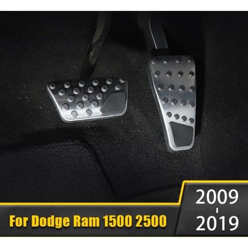 3pcs Non-Slip Car Foot Rest Accelerator Gas Brake Pedal Pad Covers For Dodge Ram 1500 2500 3500 4500 Car Accessories