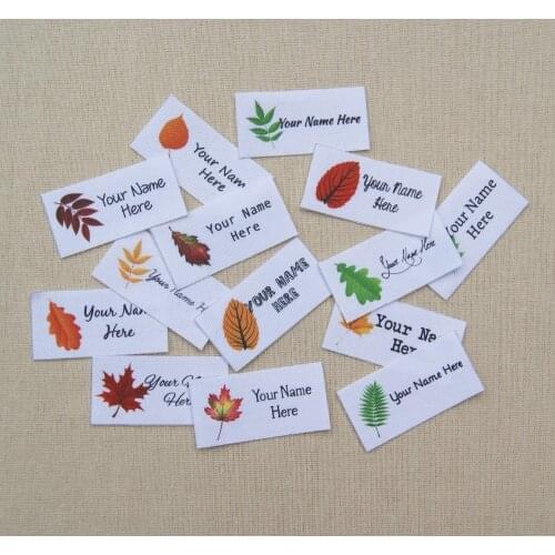 80 pieces Custom logo labels, iron on label,Custom Clothing Labels,Name Tags