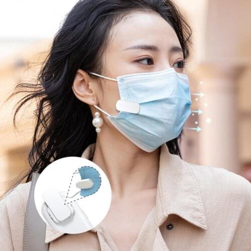 Hot Sale Face Cover Fan Air Filter Clip USB Rechargeable Exhaust Mini Personal Wearable Air Purifier Fans Reusable Cover Fan