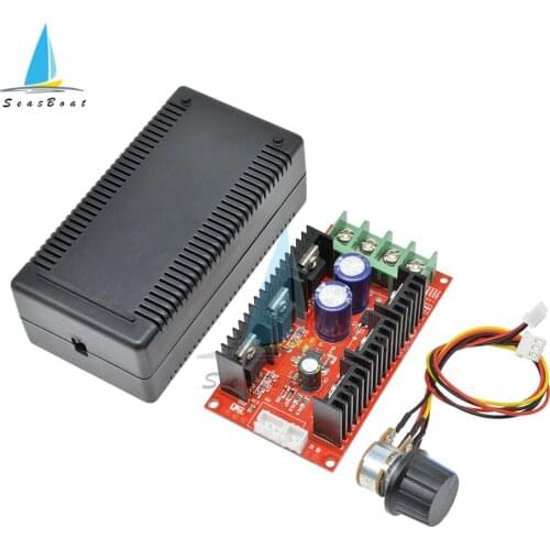 DC 10V-50V 2000W 40A DC Motor Speed Controller PWM Speed Regulator Adjustable Power Control Switch For Automobile Motor Car