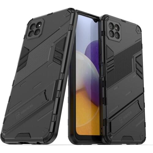 Phone Holder Case For Samsung Galaxy A22 5G Case Bumper Anti-knock Armor Full Cover For Samsung A22 5G Case For Samsung A22 5G