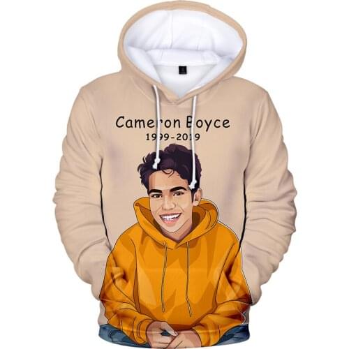 Salute Childrens Star Cameron Boyce Hoodie Men/Women Fashion Casual Mens Hoodies 3D Print Cameron Boyce Sweatshirts