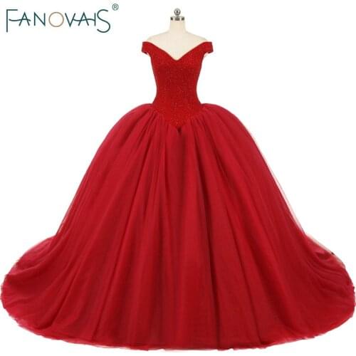 FIDDY898 V-neck Wedding Dresses