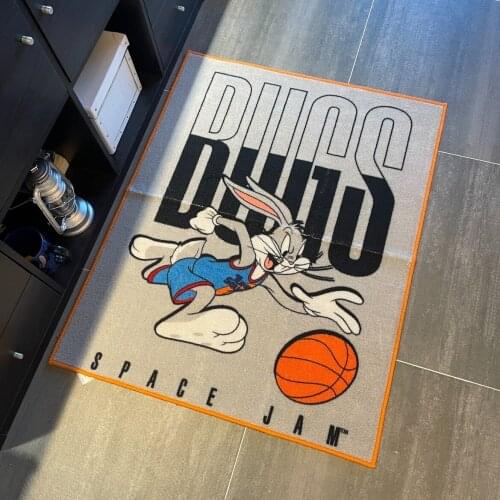 Cartoon Rabbit Bugs Carpet Mat Rug Cushion Soft Entrance Doormat