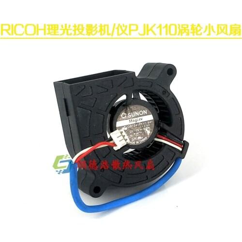 New SUNON GB1245PKV1-8AY 12V 0.5W 3PIN turbo projector mute fan 45x45x20mm cooler