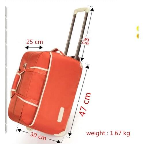Large Capacity nylon Cloth Waterproof Maletas De Viaje Con Ruedas Envio Suitcases Luggage Set Rolling Travel Bag Fixed Casters