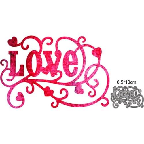 Love Vines Border New 2021 Metal Cutting Dies for DIY Scrapbooking Paper and Card Making Decorative Embossing Dies Craft dies
