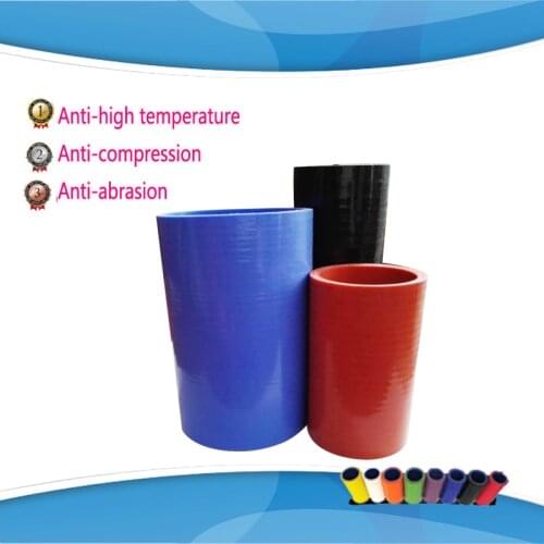 ID76mm Straight Silicone Hose Intercooler Turbo Coupler Tube Intake Pipe