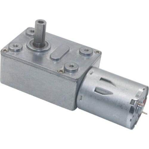 Tacy Reduction Motor, DC 6 V 12V 24V High Torque Metal Motor JGY-370 Gear Motor Self-Locking End-Screw Gearbox Turbine