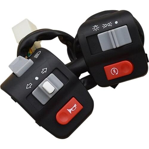 Motorcycle Handlebar Horn Turn Signal Light Controller Switch for Yamaha