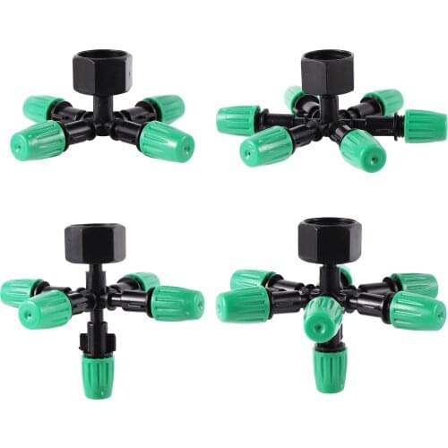 20 Sets Garden Irrigation System Multi-way Atomization Nozzles Greenhouse Lawn Humidify Cooling Park Landscaping Supplies