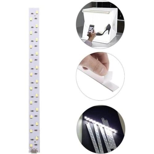New 20CM 35CM LED Light Strip Photo Studio Lighting Soft Box Shooting Tent Closet Lightbox Photography Box Studio Accessories