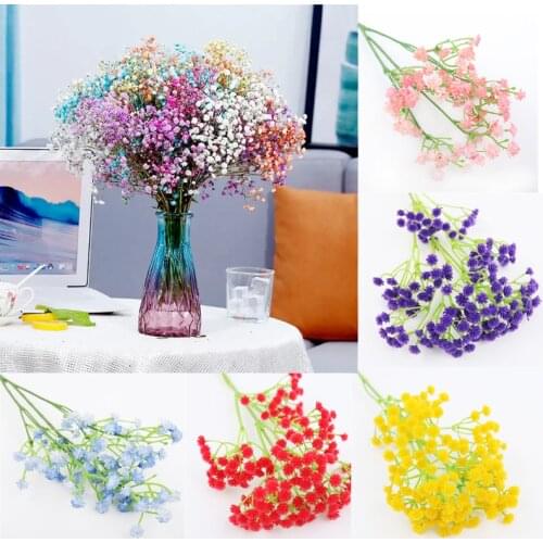 A Bunch Romantic Gypsophila Gypsophila Bouquet Dried Flowers Fresh Flower Party Wedding Home Decoration
