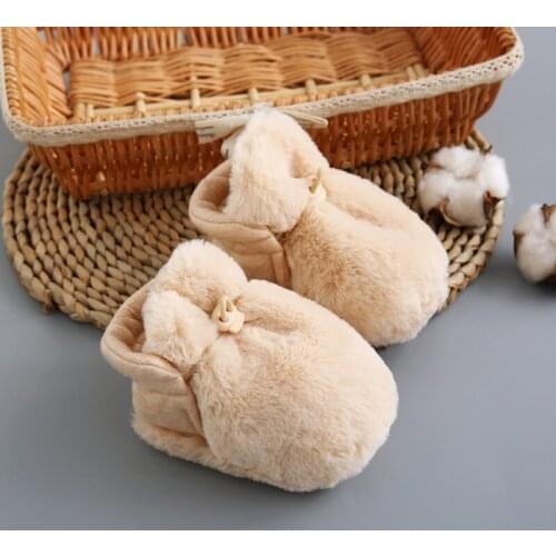 Adorable Infant Slippers Toddler Newborn Baby Boy Girl Walkers Shoes Knit Crib Shoes Cute Cartoon Anti-slip Pre Walker Shoes