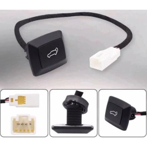 Universal Car Tailgate Switch Electric Tailgate Trunk Release Switch Car Tailgate Trunk Switch Chrome Fuel Tank Door Switch