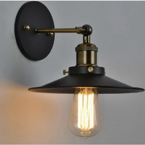 Vintage Plated Industrial Wall Lamp Retro Loft LED Wall Light Lamparas De Pared Stair Bathroom Iron Wall Sconce Abajur Luminaria