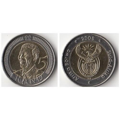 South African 5 Rand Coins Africa New Original Coin Unc Collectible Real Rare Commemorative
