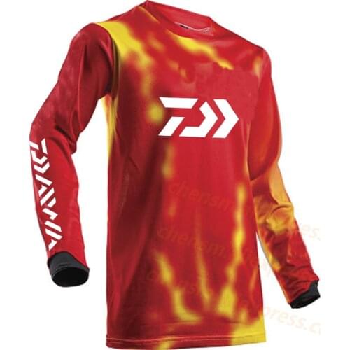 2020 DAIWA New Quick Drying Fishing Clothing Sunscreen Anti-uv Breathable Summer Long Sleeve Fishing Shirt Autumn Fishing Jersey