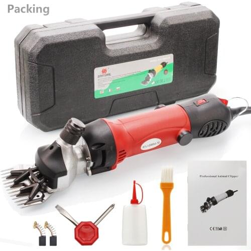 350W 110-240v 4 Gears 6-Speed Electric Sheep Goat Shearing Machine Trimmer Tool Wool Scissor Cut Machine With Box