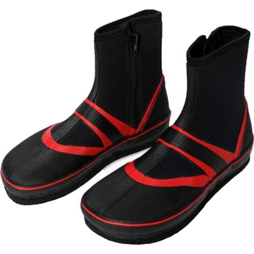 80%HOT1 Pair Fishing Shoes Non-slip Waterproof Breathable Fishing Rain Felt Spike Boots for Outdoors
