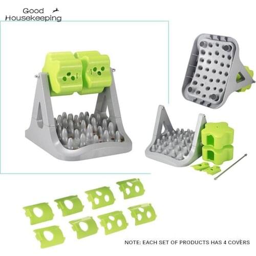 Pet Dog Feeding Bowls Plastic Useful Anti Choke Slow down Eating Food Prevent Obesity Healthy Diet Dog Rotatable Food Dispenser