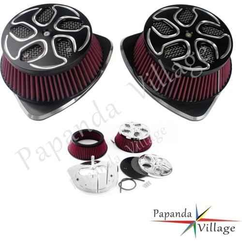 For Suzuki Boulevard M109R VZR VLR 1800 M109R2 M109RZ C1800R C1800RT Intruder 06-19 Motorcycle Double Air Cleaner Intake Filter