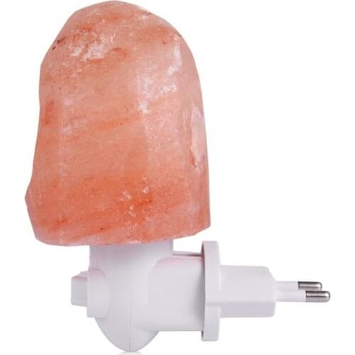 Himalayan Salt Lamp Heart Night light LED Air Purifier Crystal Salt Rock Bedside for Childrens Bedroom lighting