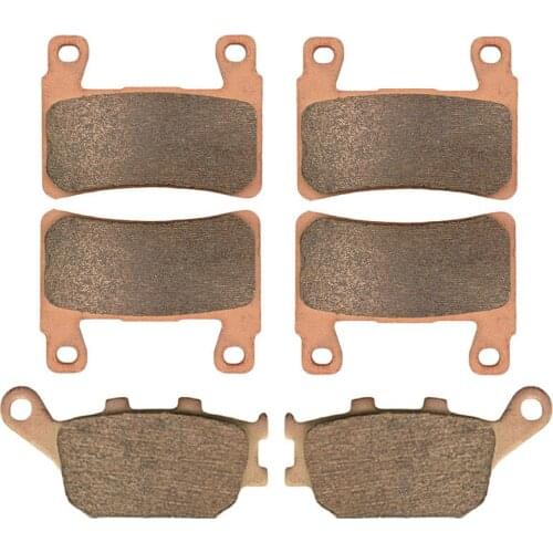 Motorcycle Parts Front & Rear Brake Pads Kit For HONDA CBR900RR CBR900 CBR 900 RR Fireblade 1998-2003 Copper Based Sintered