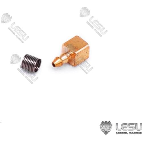 LESU 2.5*1.5 3*2MM Pipe Brass Nozzle Scale Hydraulic RC Excavator Truck Loader TH16979-SMT3