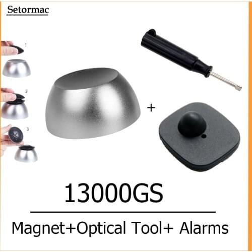 Cloth sensor tag remover 13000GS golf detacher magnet for eas system with 1 sensor tag for RF8.2Mhz eas sytems