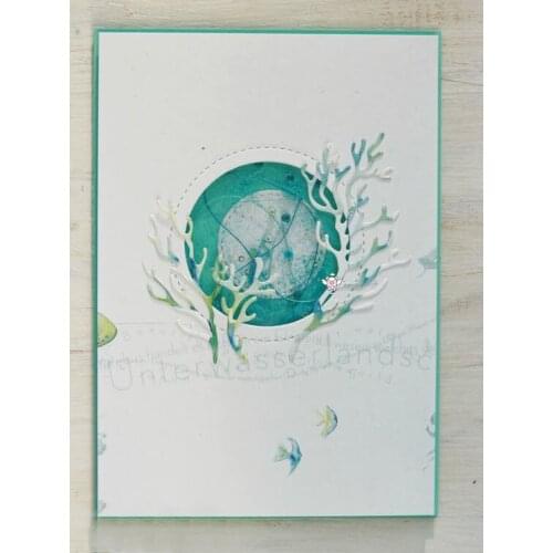 Mmao Crafts Metal Steel Cutting Dies New 3Pcs Seaweed decoration Stencil For DIY Scrapbooking Paper/photo Cards Embossing Dies