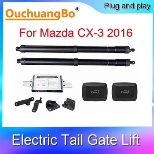 Ouchuangbo opener kit Smart Auto Electric Tail Gate Lift for Mazda CX-3 2016 Control Set Height Avoid Pinch automatic
