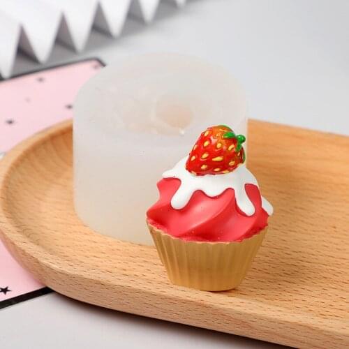 New Ice Cream Series Silicone Mold for Chocolate Pastry and Bakery Accessories Baking Tools Handmade Creative Candles