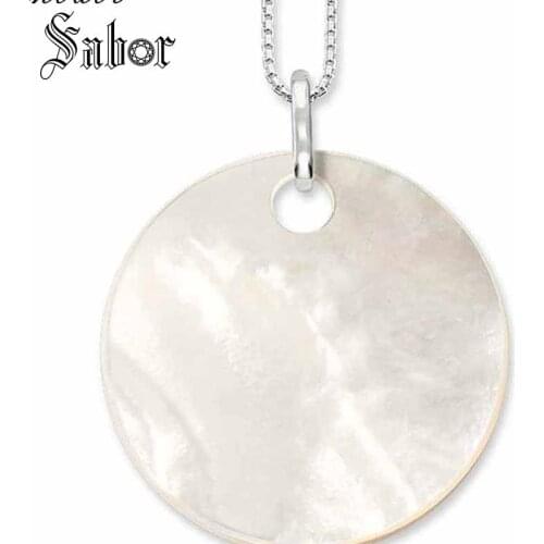 Necklace Ornament Gift For Women, Female silver color Pearl-mother Fashion Jewelry Wholesale thomas