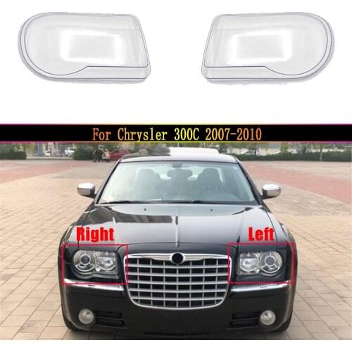 Car Headlight Lens For Chrysler 300C 2007 2008 2009 2010 Headlamp Cover Replacement Auto Shell Cover