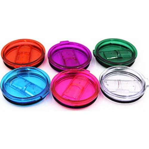Splash Spill Proof Lid Sealing Clear Bottle Cover 20/30 OZ Tumbler Cup Multicolor Mugs Fit Vacuum Lid Tumbler Cup Accessories