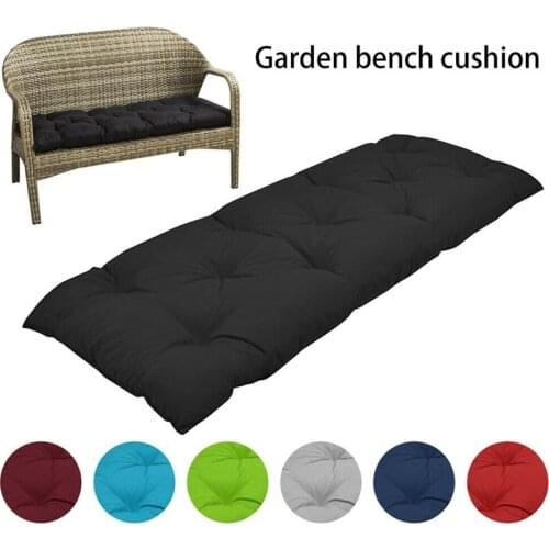 Garden Lounge Bench Long Cushion Hassock Pouf Home Ground Seat Chair Pad Office Chair Backrest Cushion Thickened Mattress Futon