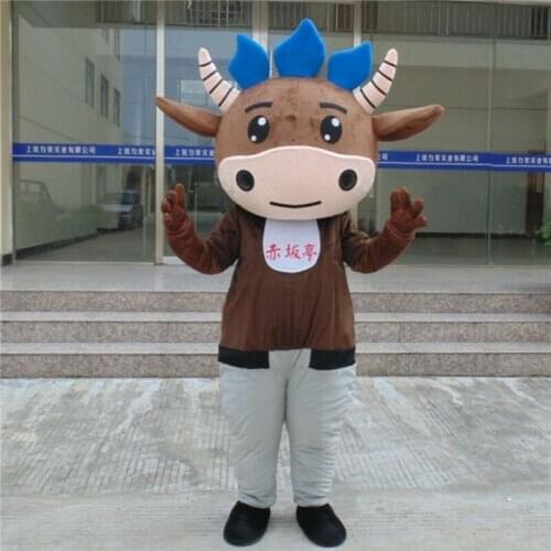Happy Carnival Mascot Halloween Cartoon Dress Bullfighting Cosplay Performance Costume Adult Use Birthday Advertising Parade Set