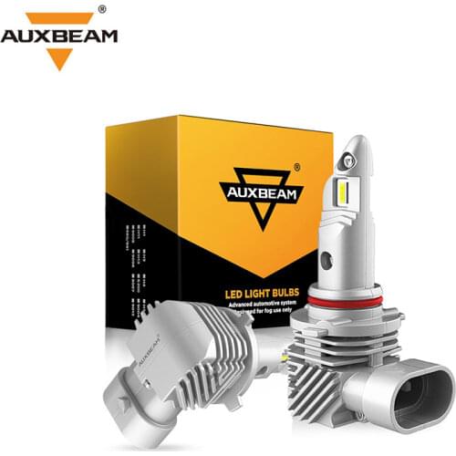 Auxbeam Car Headlight LED Bulbs 6500K Hi-Lo Beam H4 H7 H11 H13 9005 9006 Auto Grade LED Chip Integrated Bulb Series NF-Q9