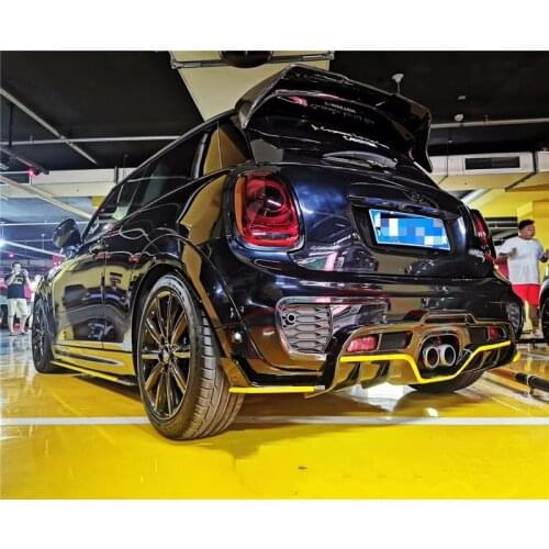 For BMW MINI Cooper S F56 carbon fiber rear lip, rear lip, diffuser, auto parts, Body Kit