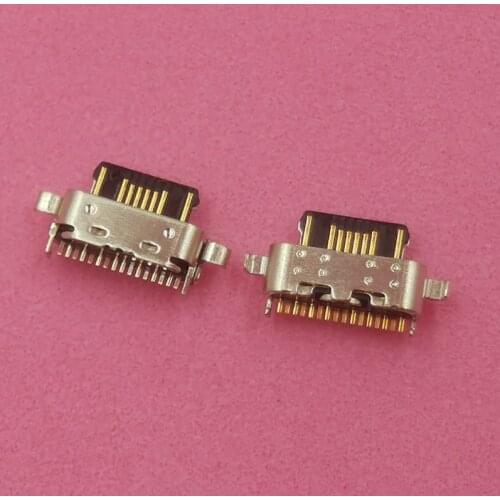 10Pcs Usb Charger Charging Dock Port Connector Contact For Motorola Moto One Fusion Plus XT2067 Macro XT2016 Power XT1942 Plug