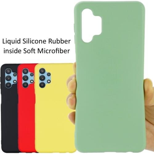 Liquid Silicone Case For Samsung Galaxy A32 5G Soft Gel Rubber Protector Matte Cover