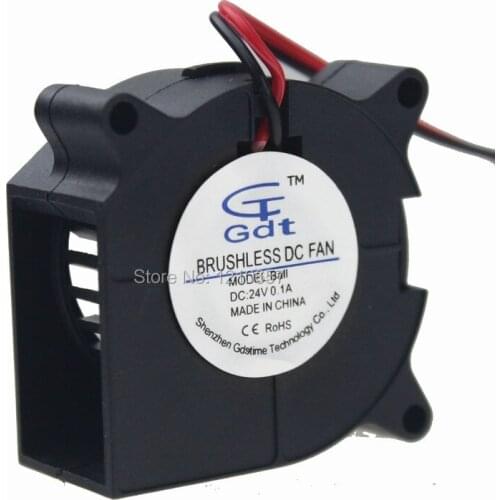 10 PCS LOT Gdstime DC 24V 2Pin 40mm x 20mm 4020B Ball Cooler Motor Cooling Blower Fan 1m wire