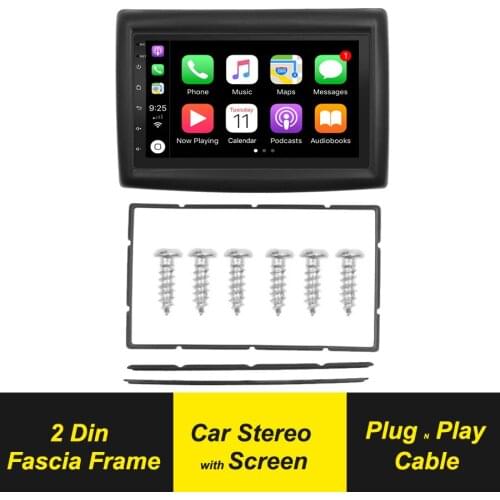 2Din Car Radio Frame Panel Fascia For Renault Megane II 2003-2009 Car Adapter CD Trim Panel Stereo Gps Navigation Android Player