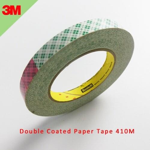 3M 410M Double Coated Paper Tape natural rubber double coated tape for core starting 25mm*33m 12rolls