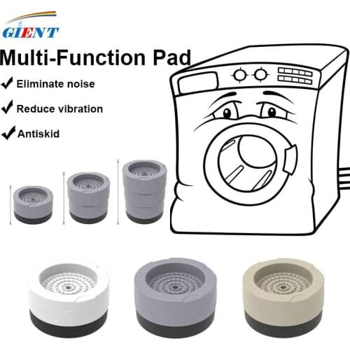 2Pcs Anti Vibration Feet Pads Washing Machine Rubber Mat Anti-Vibration Pad Dryer Universal Fixed Non-Slip Pad