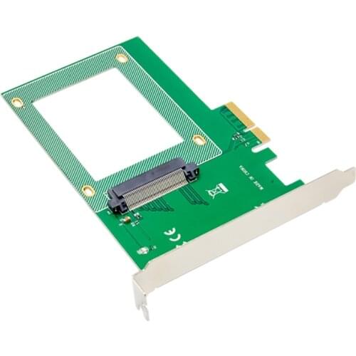PCI-E X4 U.2 SFF-8639 2.5-Inch NVMe SSD Adapter Card PCIe to U.2 Expansion Card for Laptop PC