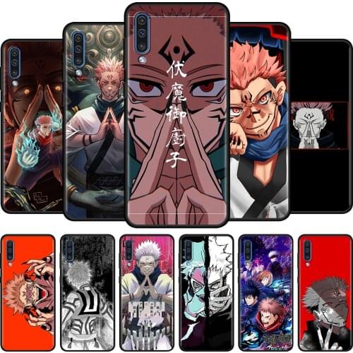 Phone Cover For Samsung A50s A90 A80 A70 A50 A40 A30s A30 A20s A20e A20 Shell Anime Jujutsu Kaisen Yuji Itadori Fushiguro Megumi