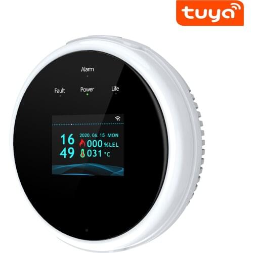Tuya WiFi GAS LPG Leak Sensor alarm Fire Security detector APP Control Safety smart home Leakage sensor support smart life app
